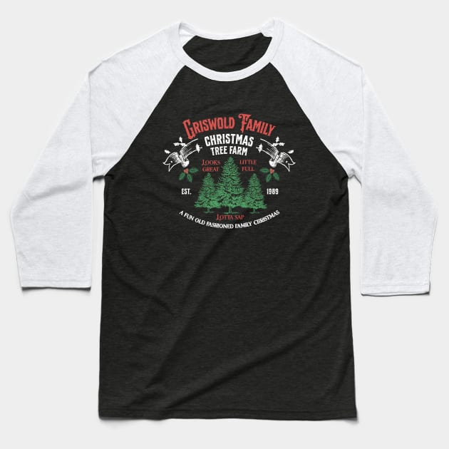 Griswold Family Christmas Tree Farm - Est. 1989 Baseball T-Shirt by BodinStreet